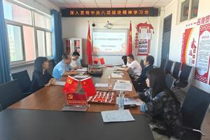 公司党支部开展中央八项规定精神专题学习会